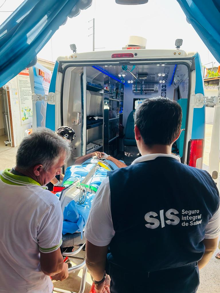 Loreto: El SIS financia el traslado de emergencia de más de 6,000 asegurados SIS a establecimientos de salud de mayor complejidad