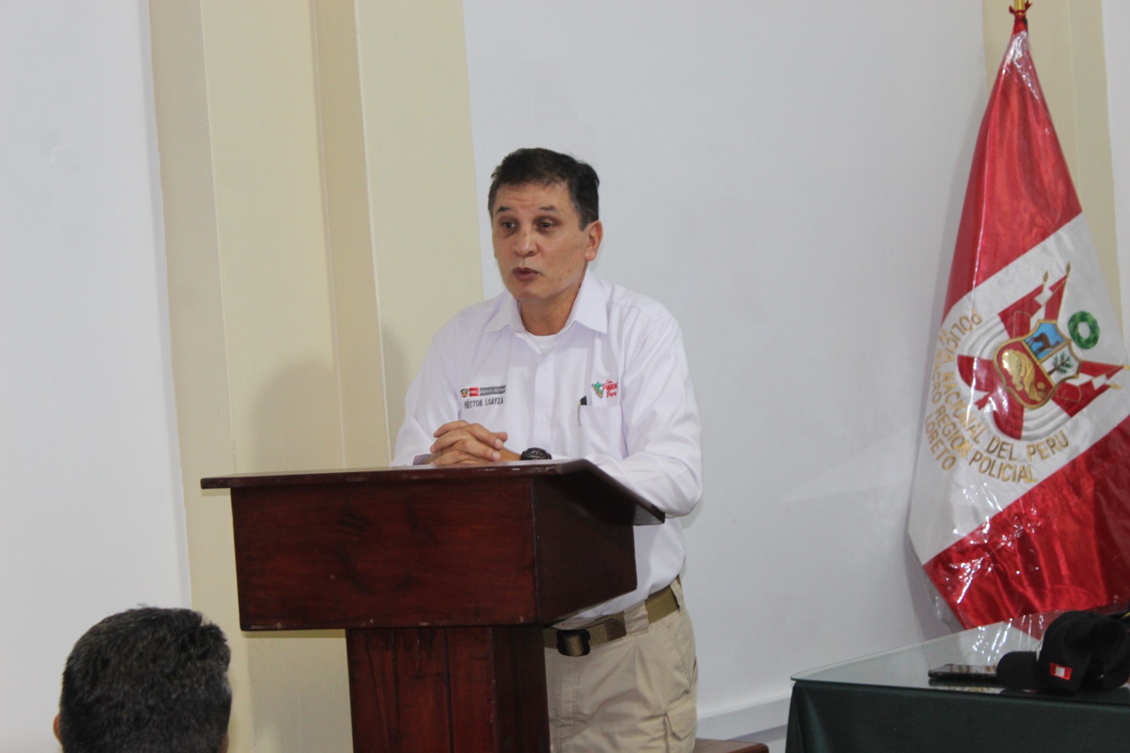 Vice Ministro de Seguridad Publica ejecuta visita oficial a Iquitos