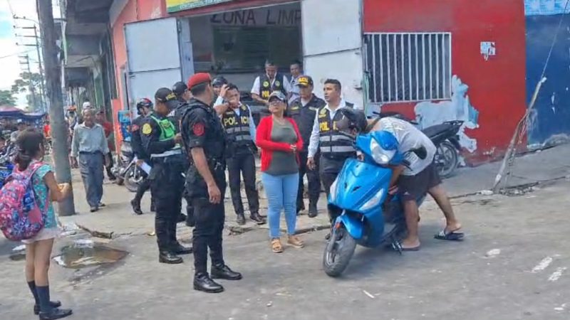 Agentes del Grupo Terna – Iquitos detienen a alias butrón y alias serrano