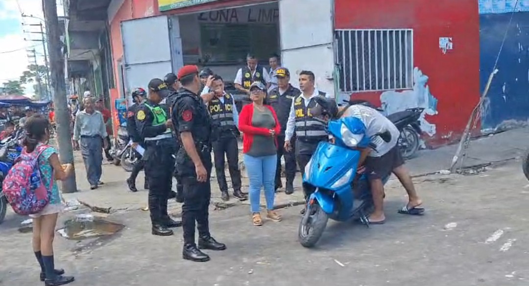 Agentes del Grupo Terna – Iquitos detienen a alias butrón y alias serrano