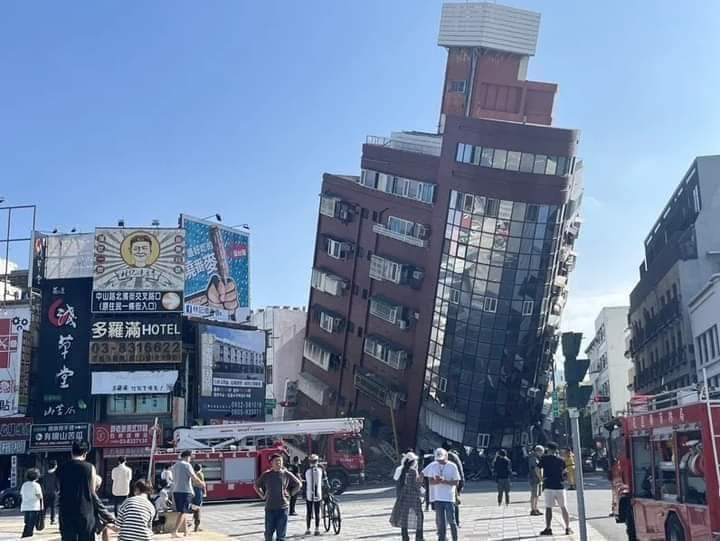 Terremoto destruye Taiwan