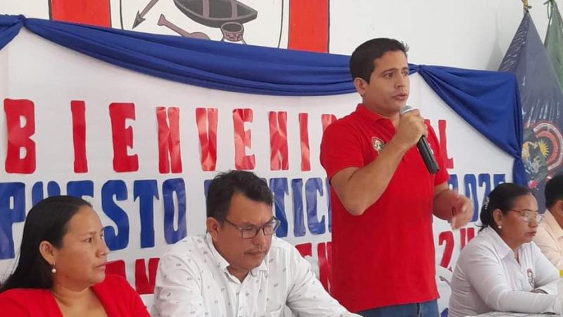 Alcalde del Putumayo participa en el Taller del Proceso del Presupuesto Participativo para el Año Fiscal 2025 y rendición de cuentas 2023-2024