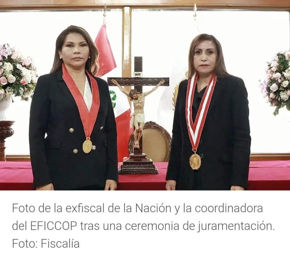 Fiscalía sostiene que Patricia Benavides ordenó que un tercero denuncie falsamente a Marita Barreto y Harvey Colchado para controlar el EFICCOP.