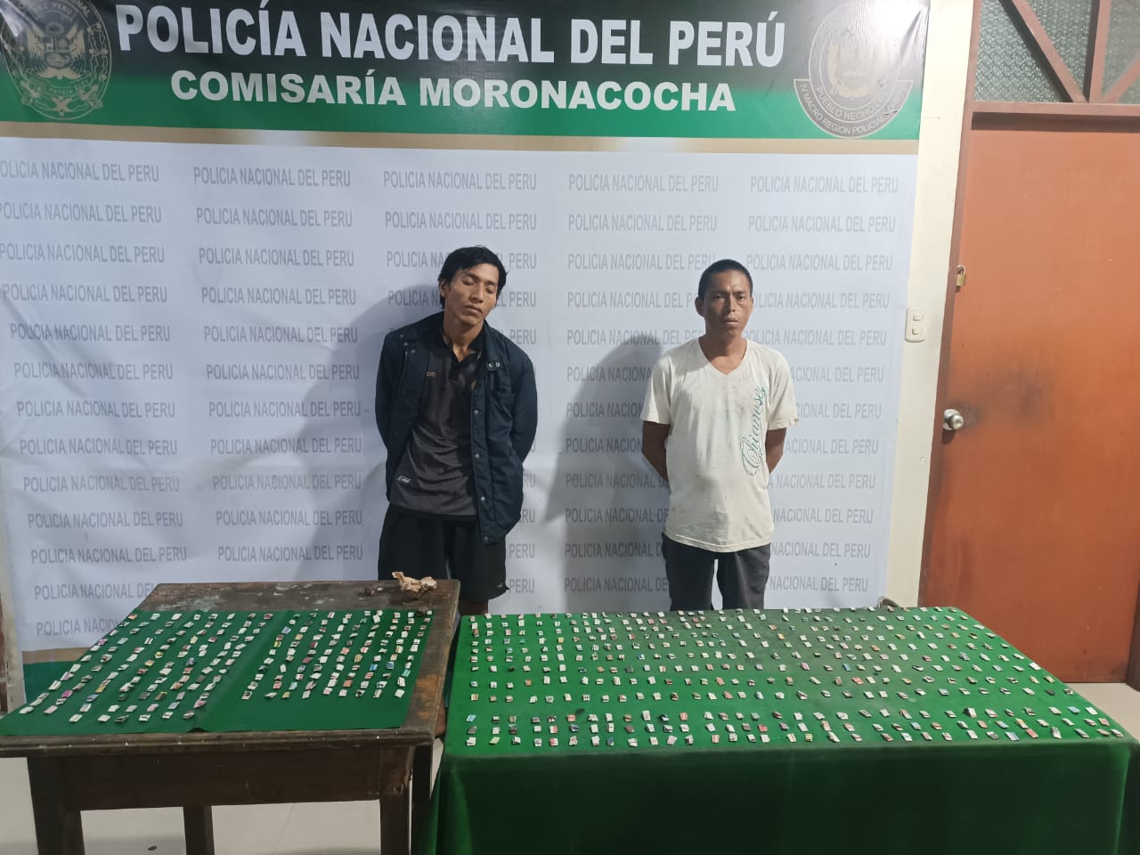 Policía y serenazgo de Maynas detienen a expendedores de drogas