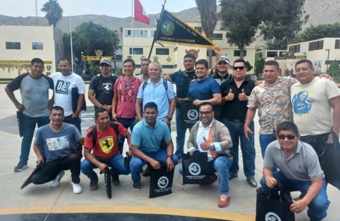 Veteranos de la pacificación rinden tributo a «Nico» exinstructor Dinoes