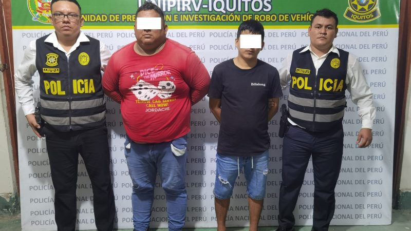 Agentes de investigación de robo de vehículos desarticulan banda delictiva “Los Cuervos de Masusa”