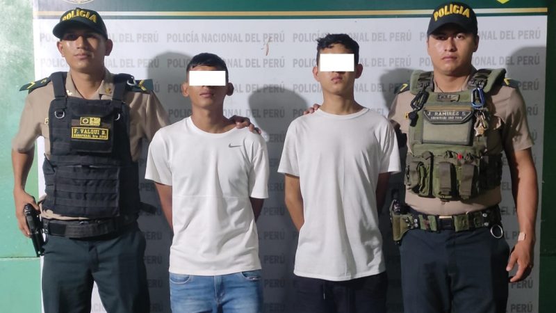 Policías de Punchana desarticulan banda criminal “Los hijos del Hampa”