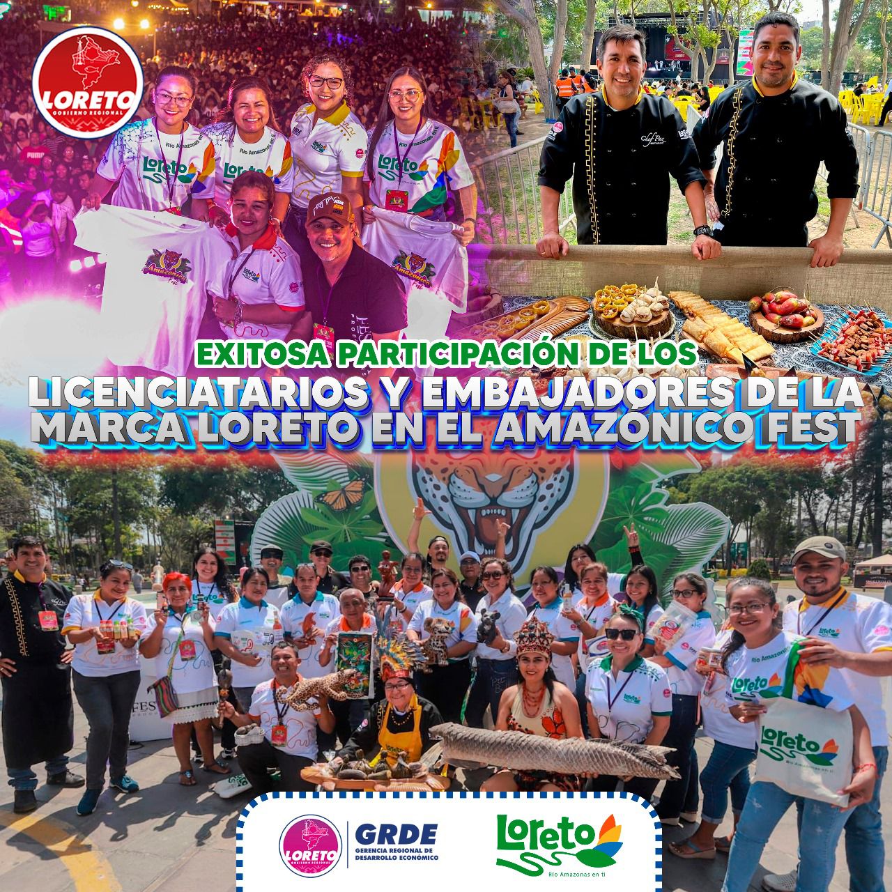 Exitosa participación de los licenciatarios y embajadores de la marca Loreto en el Amazónico Fest