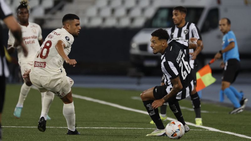 ¡Pierde el invicto! Universitario cayó 3-1 ante Botafogo en Río de Janeiro