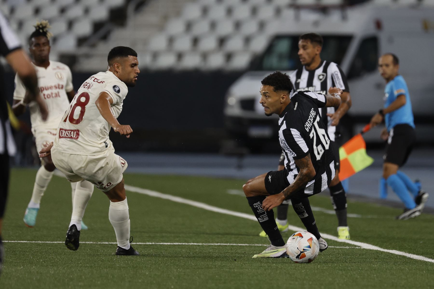 ¡Pierde el invicto! Universitario cayó 3-1 ante Botafogo en Río de Janeiro