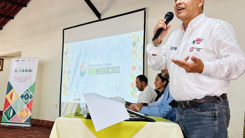 Lanzan en Tarapoto el Programa para Bionegocios, iniciativa del MINAM y el BID que beneficiará a más de 6500 negocios sostenibles de la Amazonía peruana