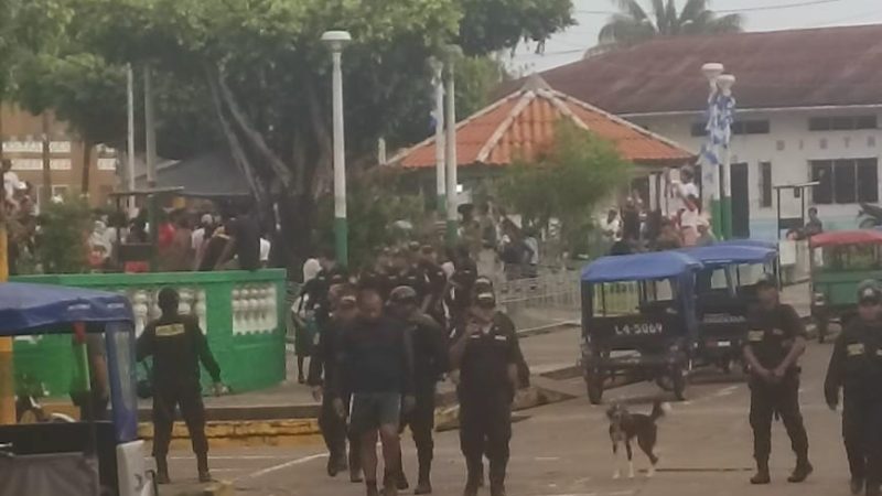 Llegaron refuerzos policial a Pebas