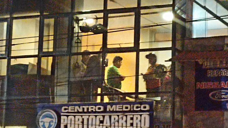 Delincuentes atentan contra el Centro médico «Portocarrero»