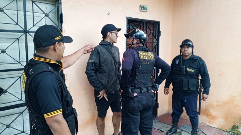 Intervienen a joven por resistencia al arresto ciudadano