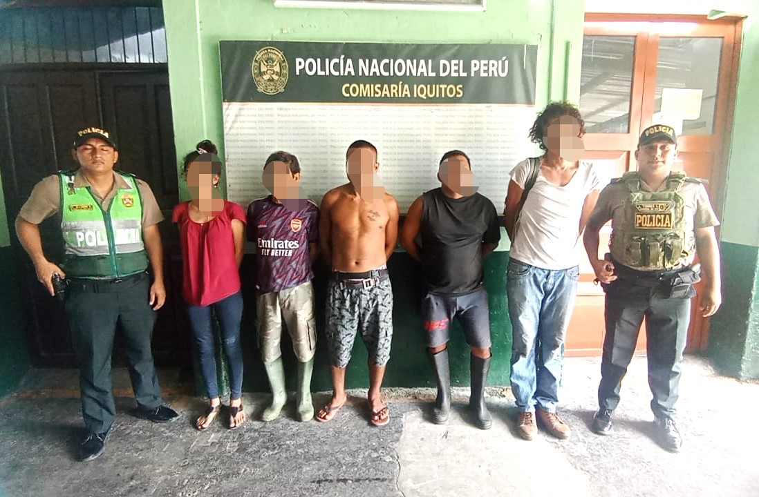 Agentes de la Comisaria Iquitos desarticulan banda “Los Usurpadores del Centro”