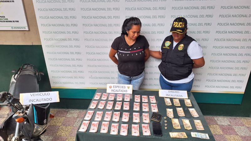 Agentes del Grupo Terna Iquitos detienen a mujer