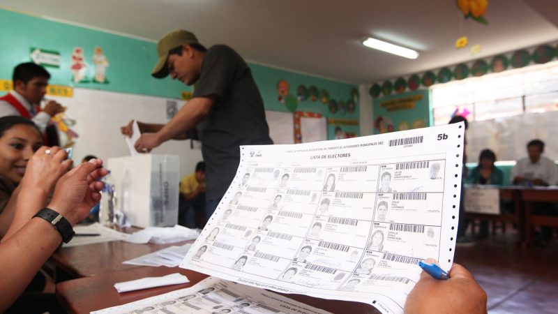 Padrón electoral para revocatoria de autoridades regionales y locales cierra el 8 de junio