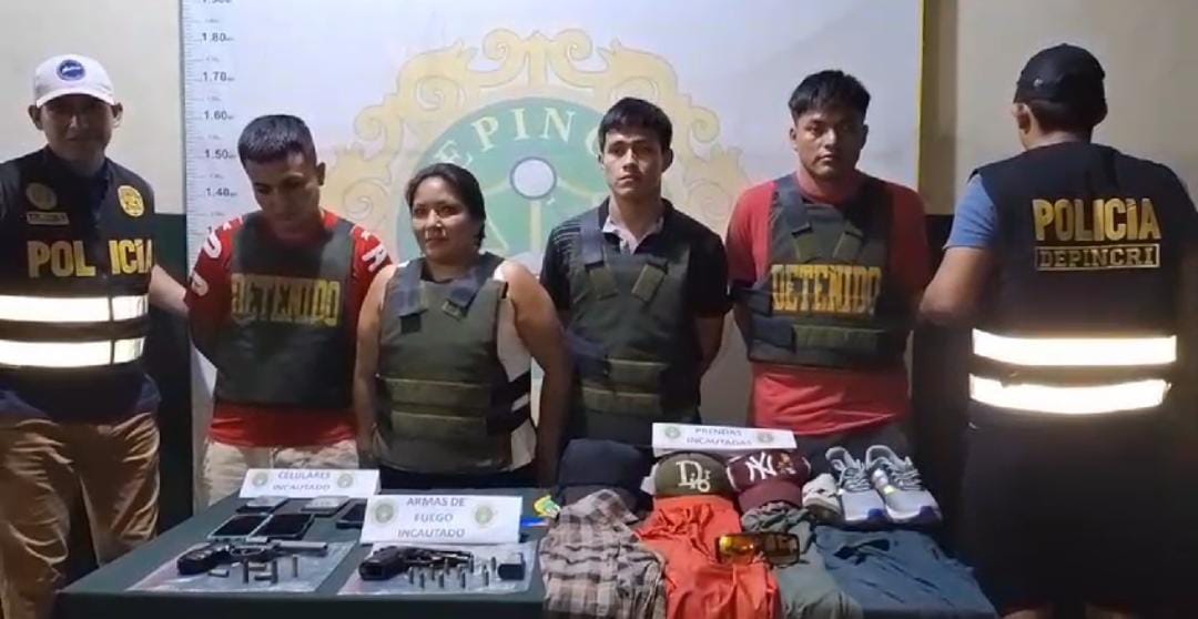 Policía desarticula banda “Los gatilleros del Shilcayo»