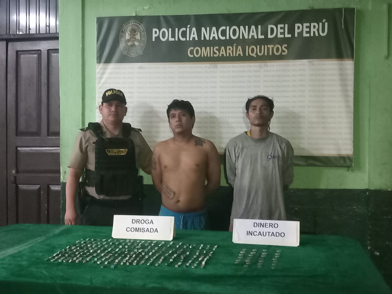 Golpe a la microcomercialización de drogas en Iquitos: Más de 200 envoltorios de PBC incautados