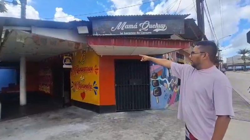 Sujeto roba focos de anticuchería «Mamá Quchuy»