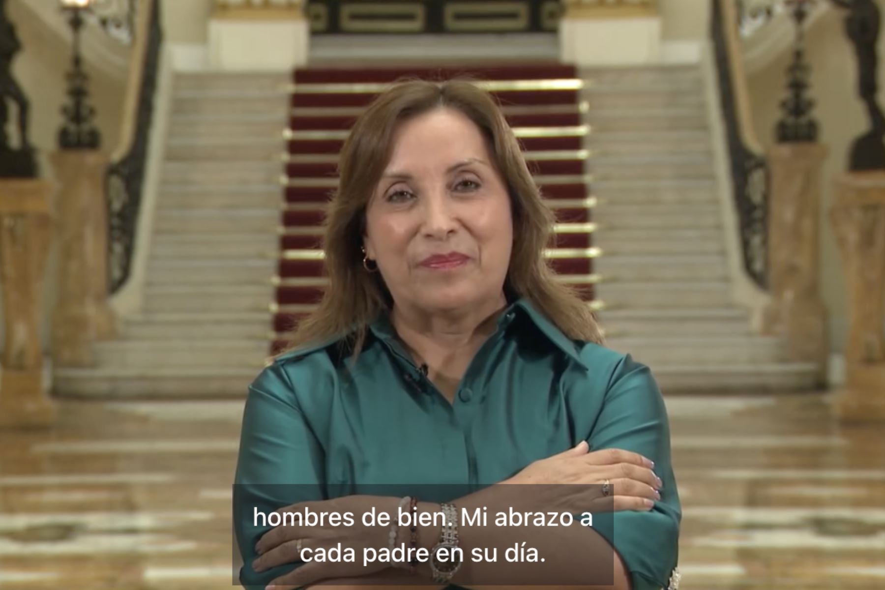 Presidenta Boluarte: padres cumplen un papel clave en sus hogares y en la sociedad