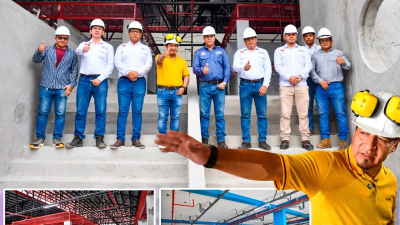 Gobernador Dr. René Chávez supervisa avance en mercado de productores