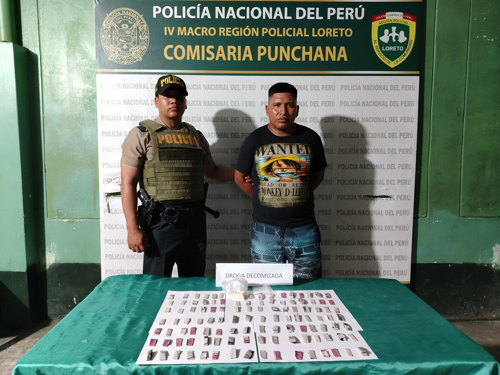 Operativo de Serenazgo y Policía desarticula red de microcomercialización de drogas en Punchana