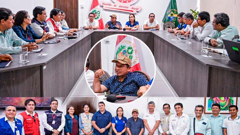 Gobernador René Chávez comprometido con la problemática en el río nanay y la planta de captación