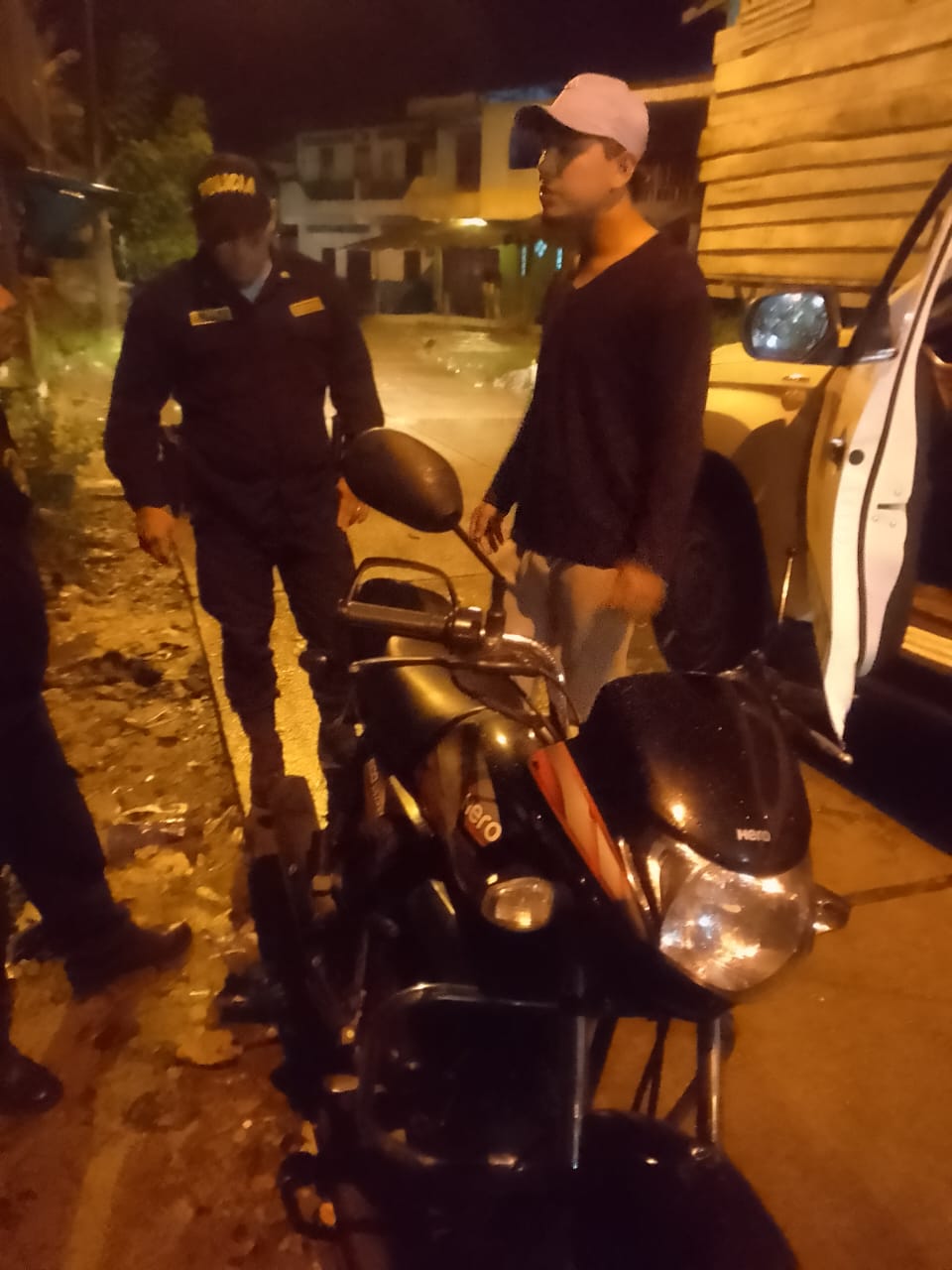 Policía y serenazgo de Belén recuperan motocicleta robada