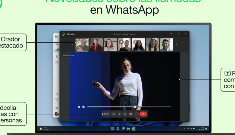 Whatsapp renueva sus videosllamadas para competirle a Zoom y Teams