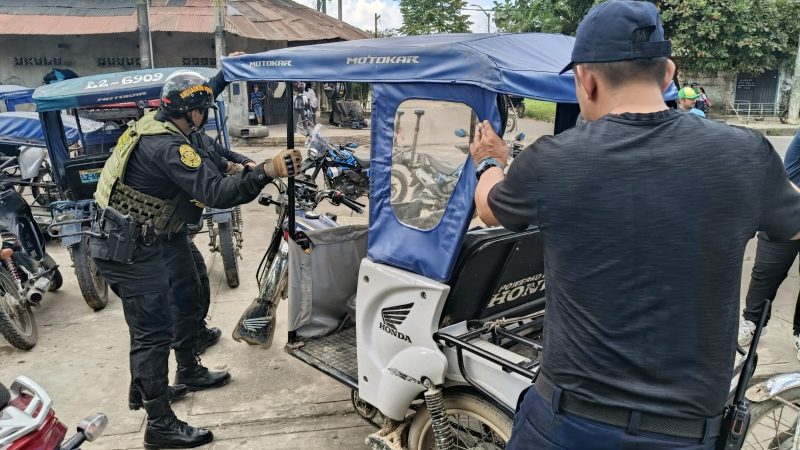 Impactante operativo policial en Iquitos