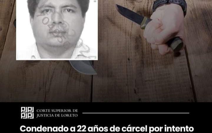 Hombre es condenado a 22 años de prisión