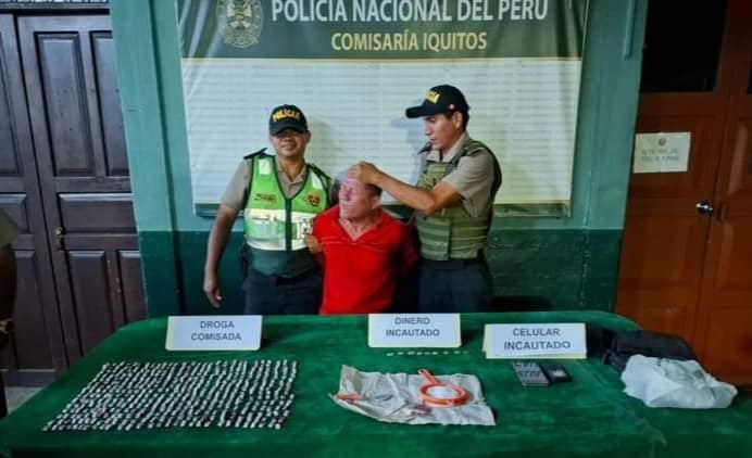 Policías de la Comisaría Iquitos capturan a «Chato Loko»