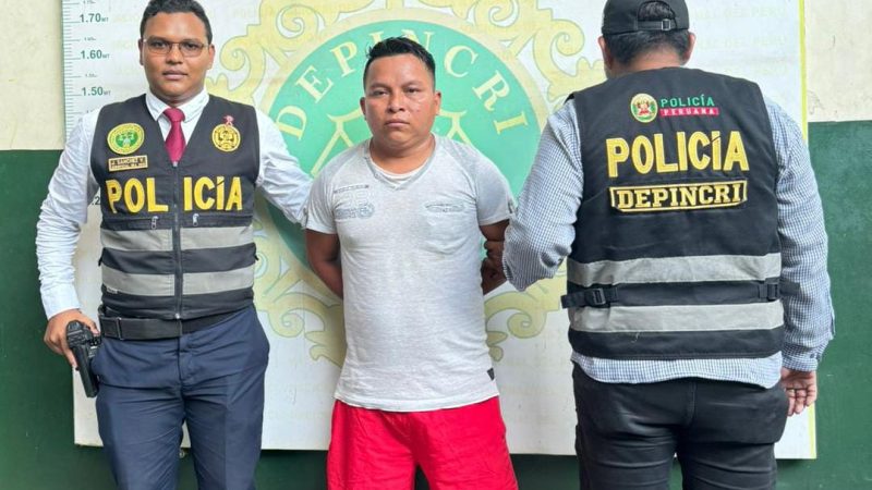 Sujeto fue intervenido por extorsión agravada y lesiones