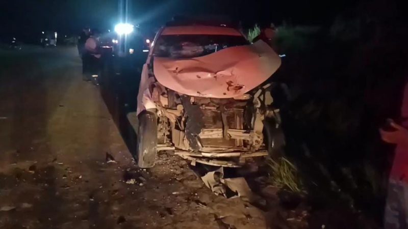 Accidente de tránsito en la carretera Iquitos-Nauta dejó cuatro heridos