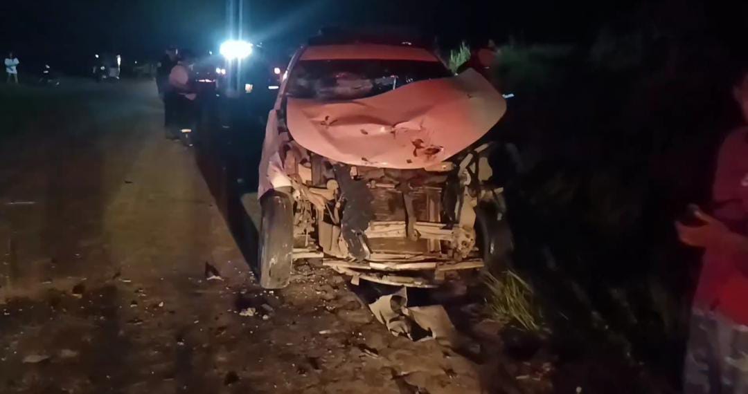 Accidente de tránsito en la carretera Iquitos-Nauta dejó cuatro heridos