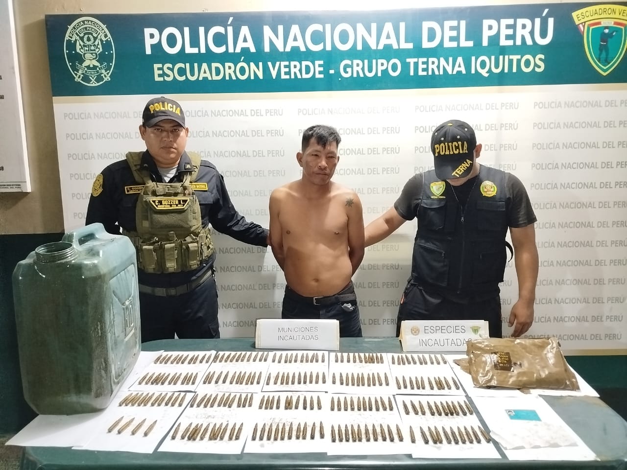 Capturan a sujeto con municiones de fusil de guerra