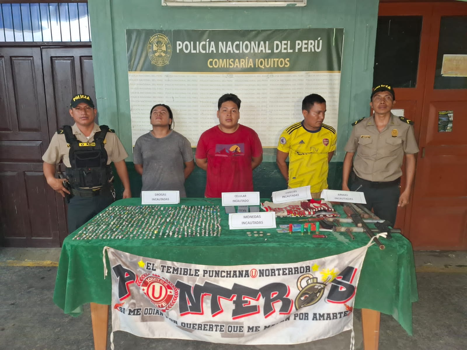 Policía y Serenazgo de Maynas desmantelan banda delictiva