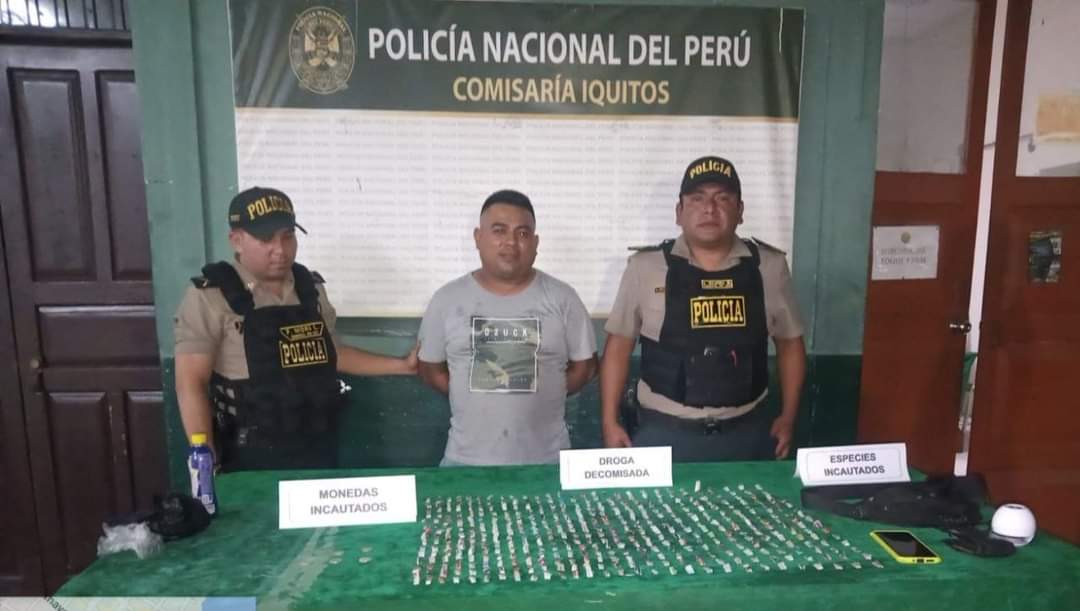 Policía Nacional y Serenazgo de Maynas capturan a «El Dago»