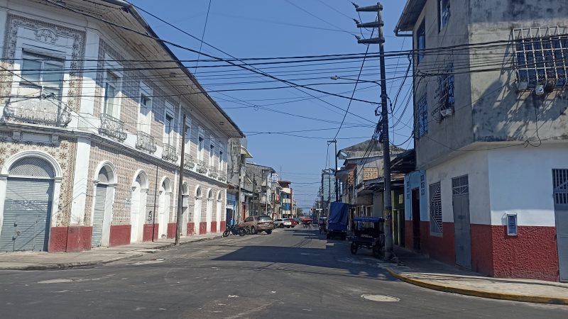 Inseguridad en la primera cuadra de la calle San Martín