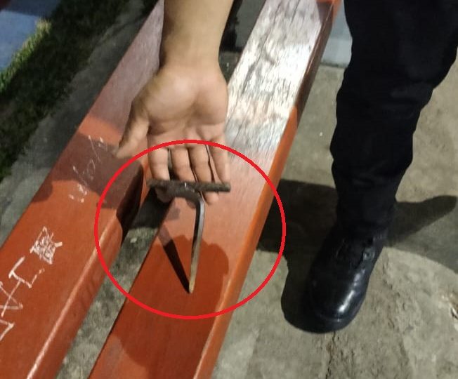 Tres sujetos huyen y abandonan llave artesanal “T” en Iquitos