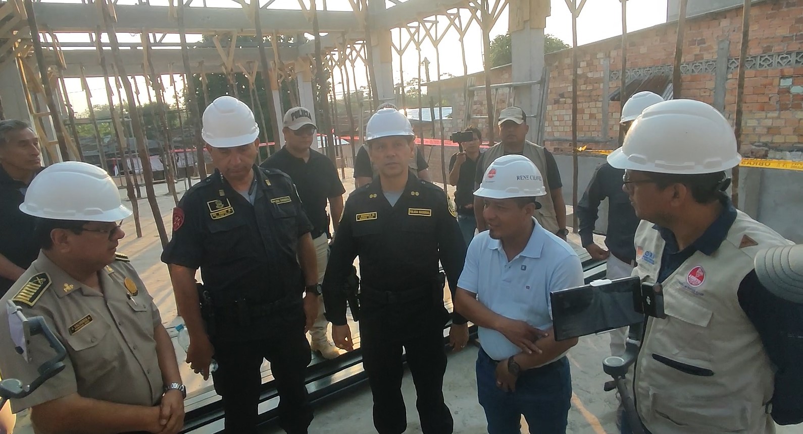 Nuevo jefe policial en Loreto inspecciona avance de central 105