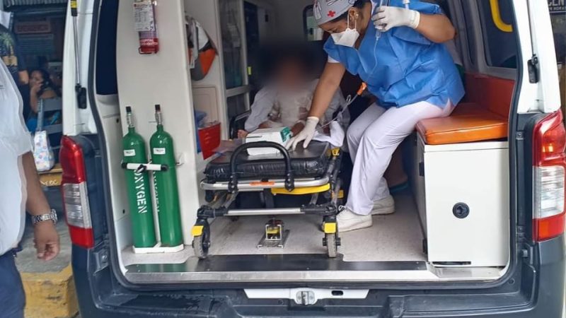 Niña con quemaduras fue trasladada al Hospital Regional de Loreto