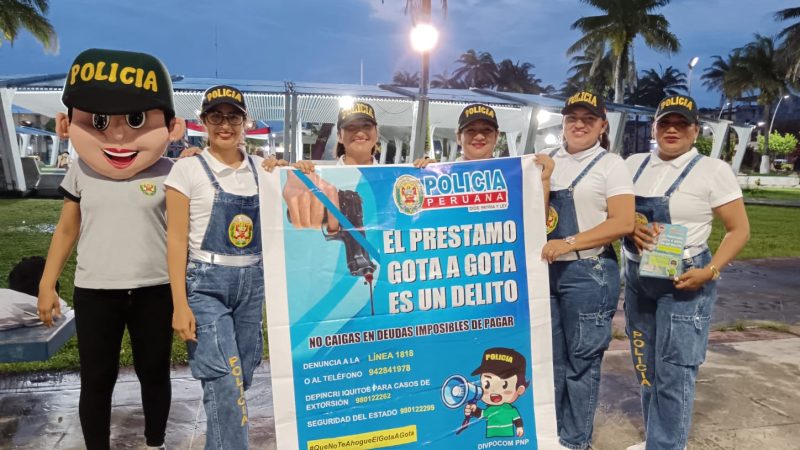 Policía Nacional del Perú realiza campaña