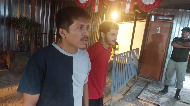 Internan en el penal de Iquitos a «Los sicarios de Gabriel»