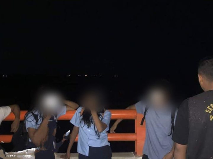 Intervienen a escolares en el Puente Nanay en horas de la noche