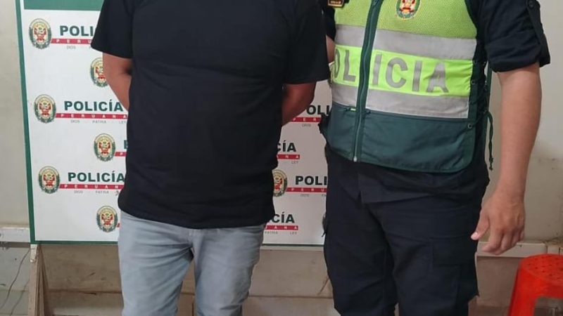 Capturan a requisitoriado por favorecimiento al tráfico ilícito de drogas en Nauta