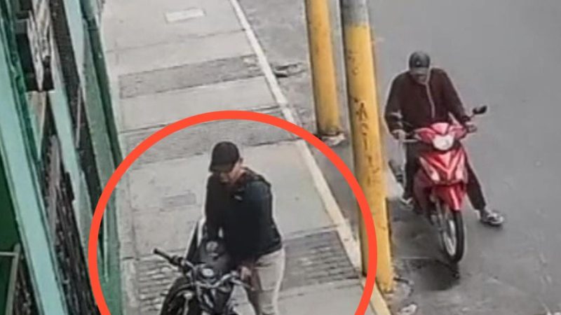 Delincuentes roban motos en pleno centro de la ciudad